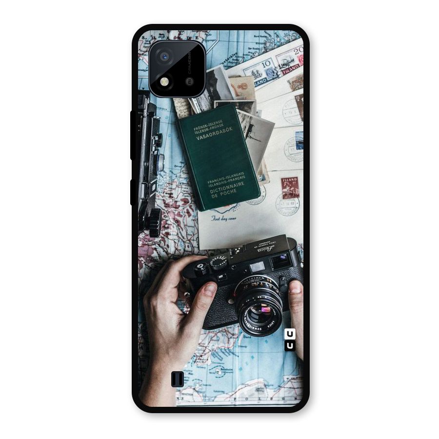 Camera and Postcards Metal Back Case for Realme C11 2021