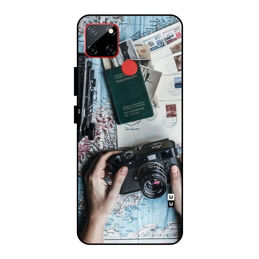 Camera and Postcards Metal Back Case for Realme C12