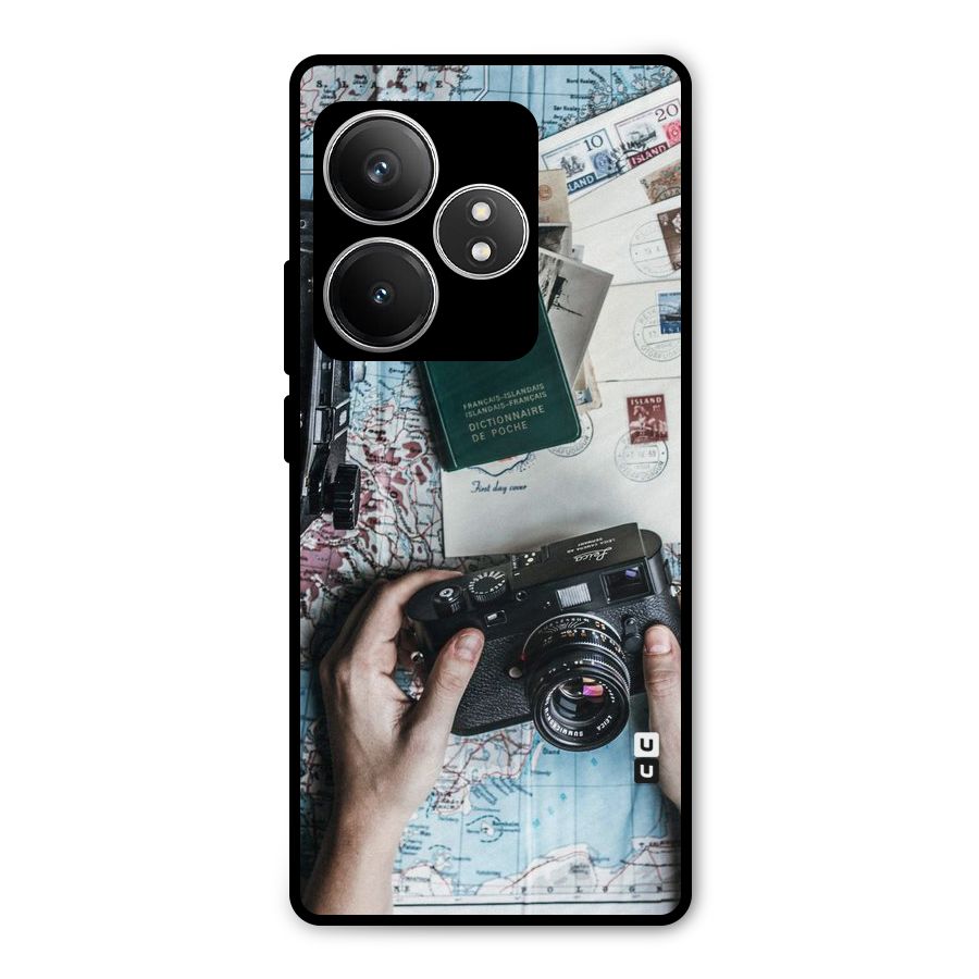 Camera and Postcards Metal Back Case for Realme GT 6T