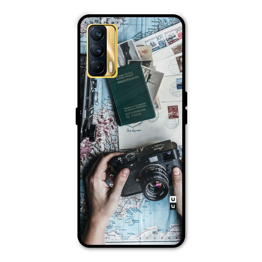 Camera and Postcards Metal Back Case for Realme X7
