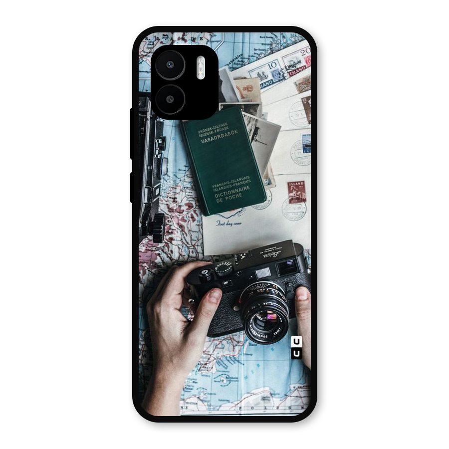Camera and Postcards Metal Back Case for Redmi A2
