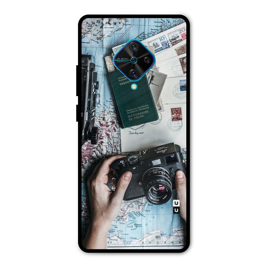 Camera and Postcards Metal Back Case for Vivo S1 Pro