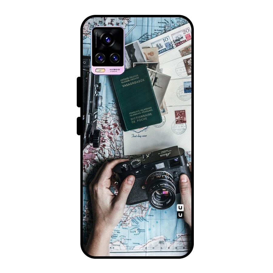 Camera and Postcards Metal Back Case for Vivo V20 Pro