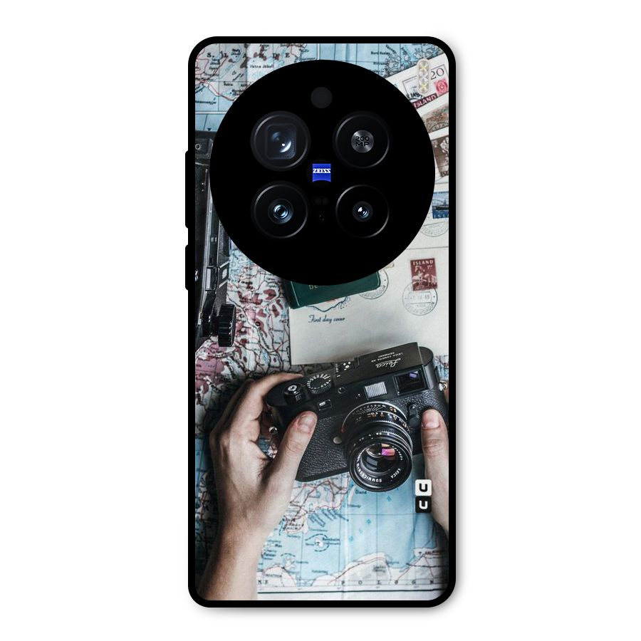 Camera and Postcards Metal Back Case for Vivo X200 Pro