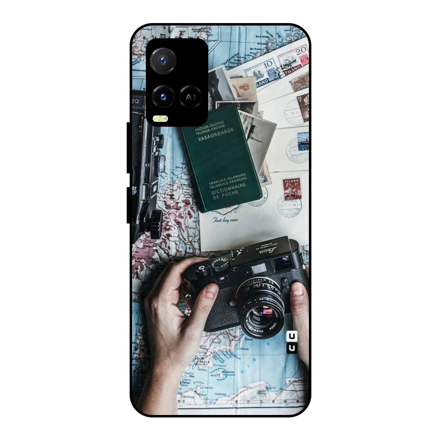Camera and Postcards Metal Back Case for Vivo Y21