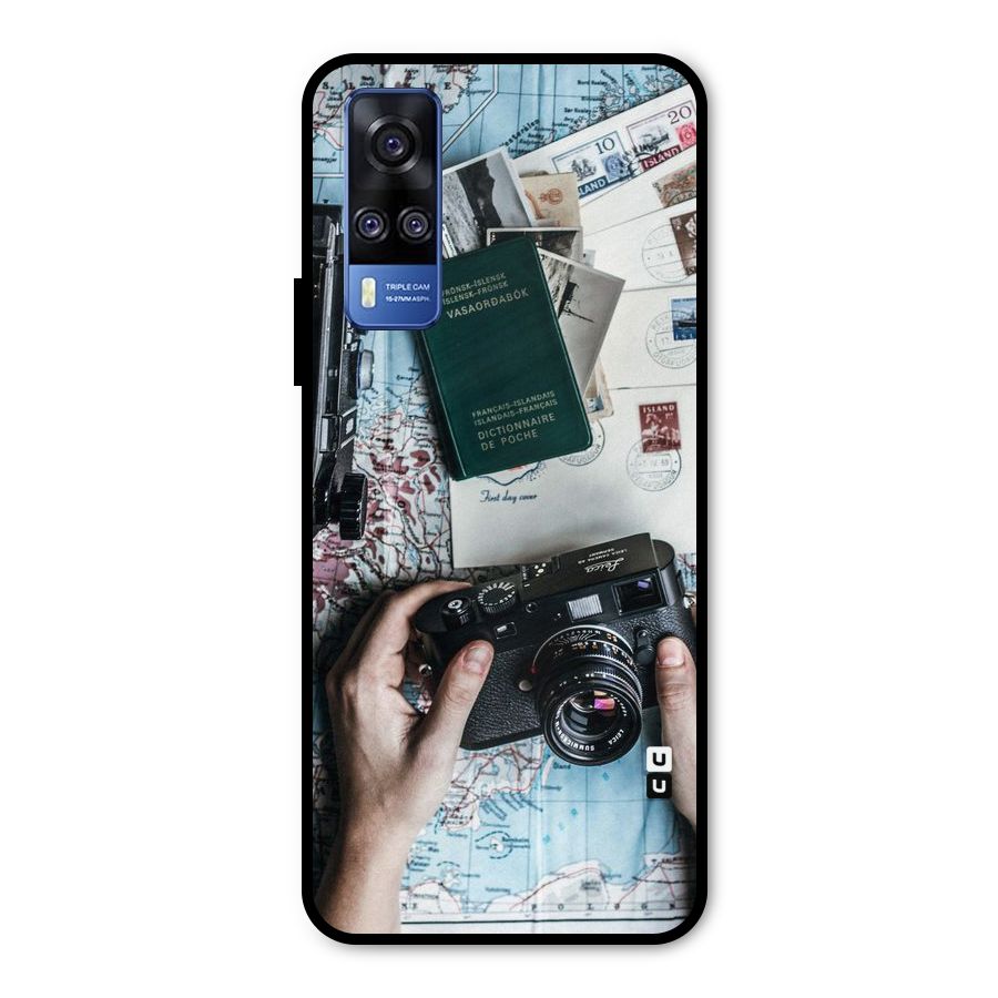 Camera and Postcards Metal Back Case for Vivo Y31