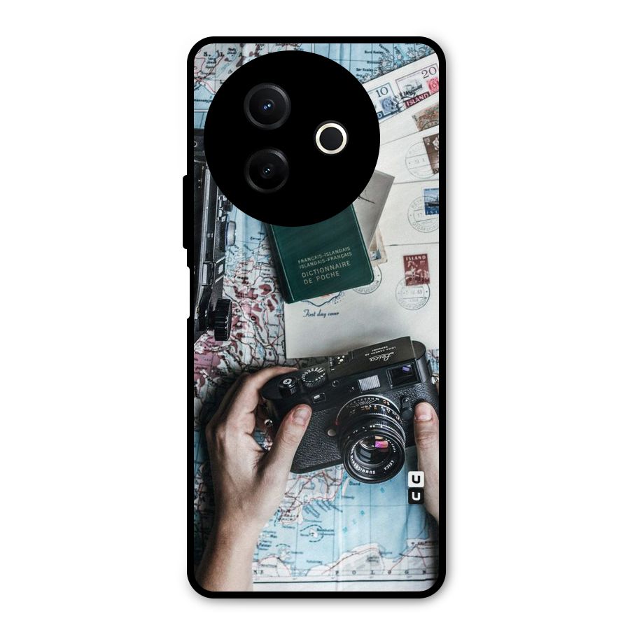 Camera and Postcards Metal Back Case for Vivo Y39