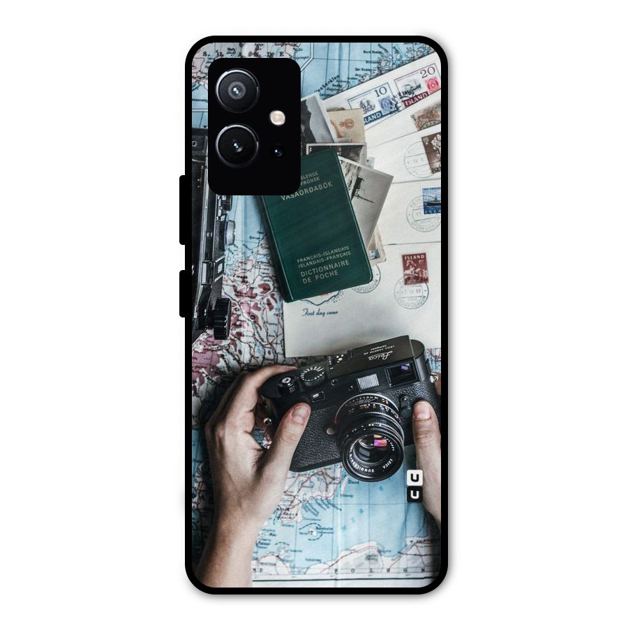 Camera and Postcards Metal Back Case for Vivo Y75 5G