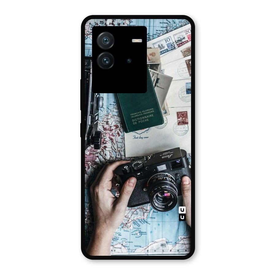 Camera and Postcards Metal Back Case for iQOO Neo 6 5G