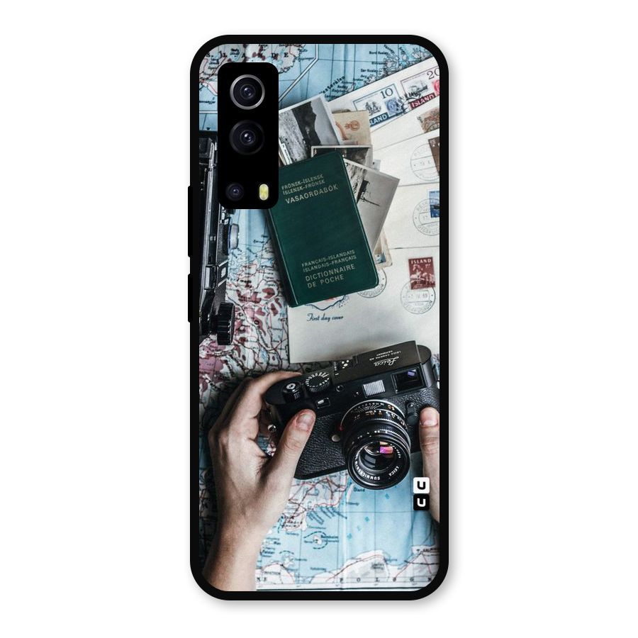 Camera and Postcards Metal Back Case for iQOO Z3