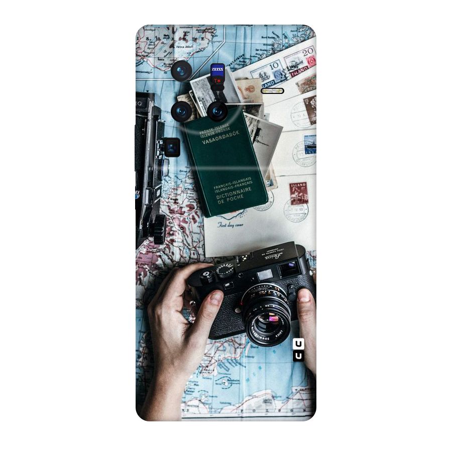 Camera and Postcards Original Polycarbonate Back Case for Vivo X80