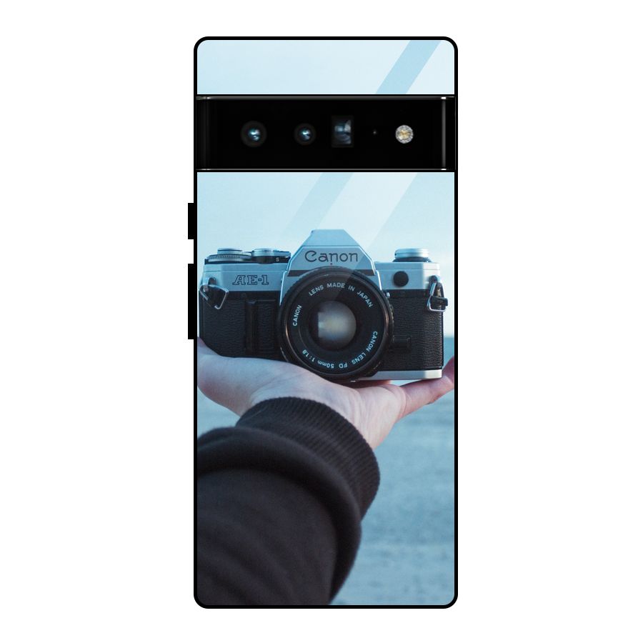 Camera in Hand Glass Back Case for Google Pixel 6 Pro