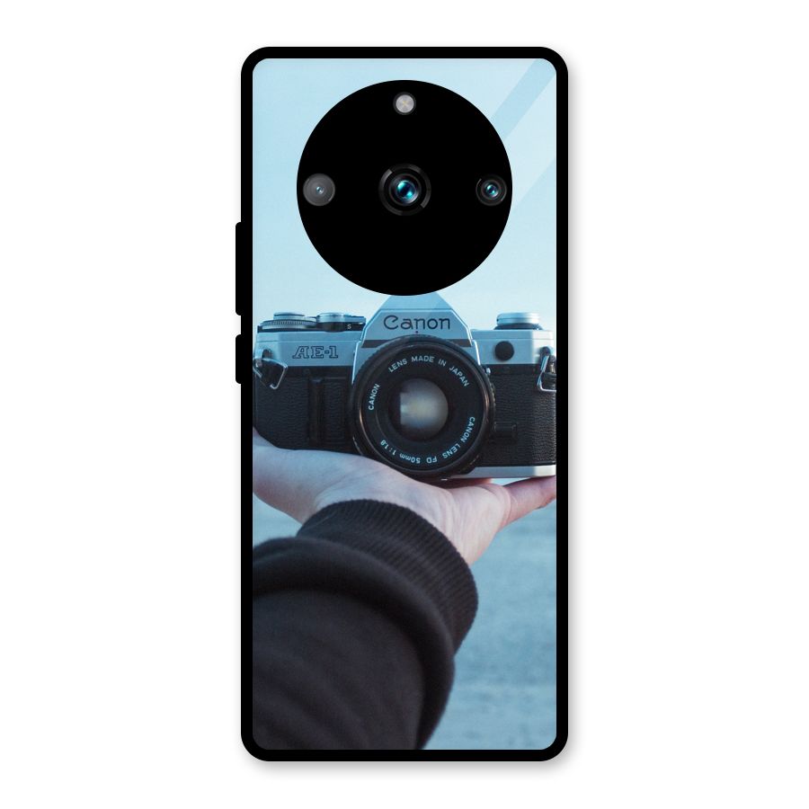 Camera in Hand Glass Back Case for Realme Narzo 60 Pro