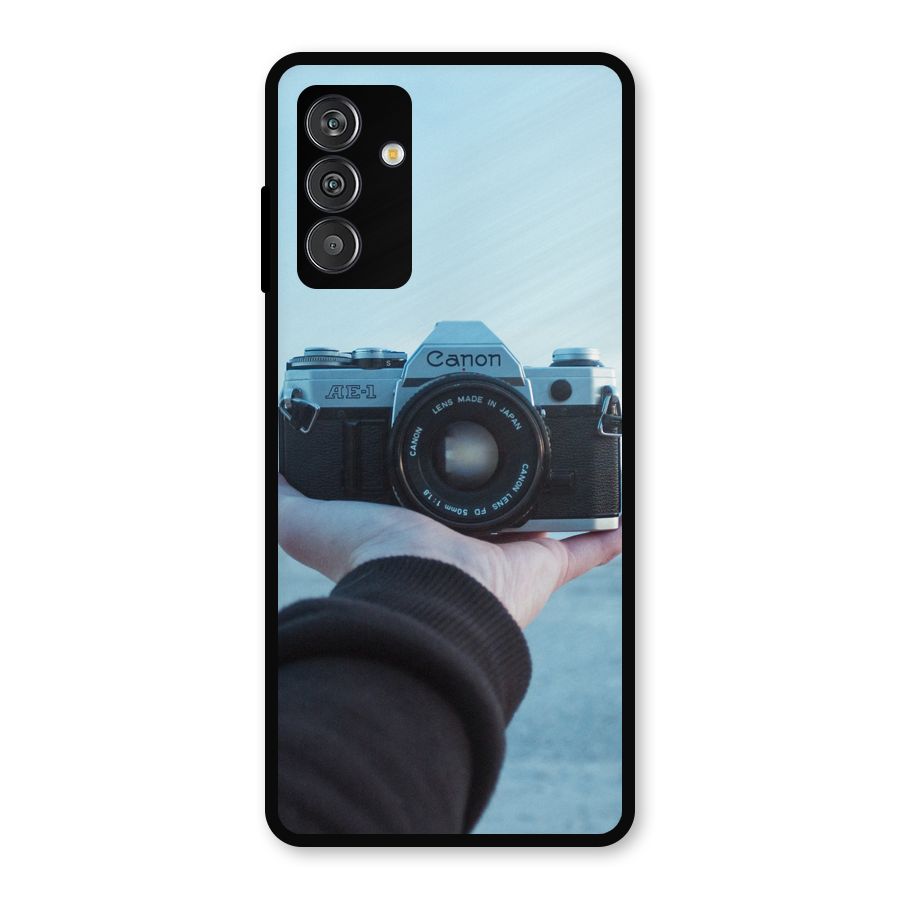 Camera in Hand Metal Back Case for Galaxy F13