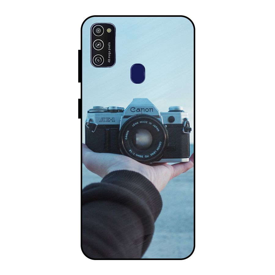 Camera in Hand Metal Back Case for Galaxy M30s