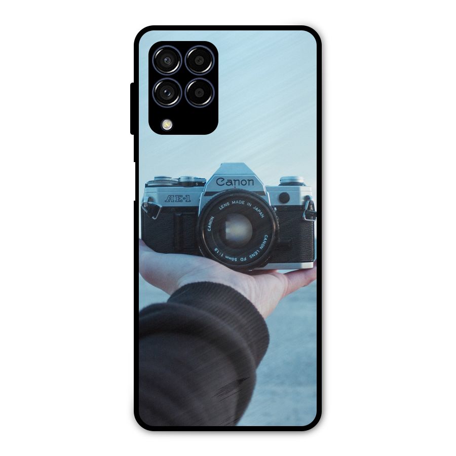 Camera in Hand Metal Back Case for Galaxy M53 5G