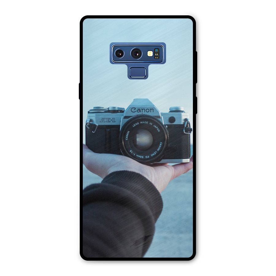 Camera in Hand Metal Back Case for Galaxy Note 9