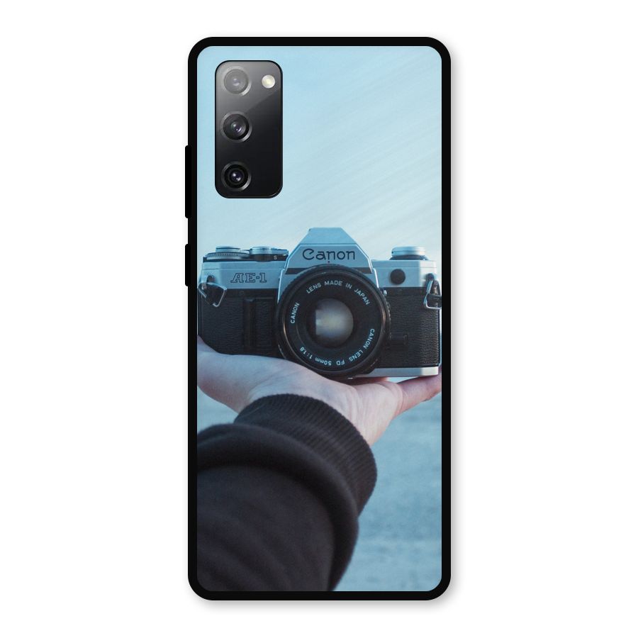 Camera in Hand Metal Back Case for Galaxy S20 FE 5G