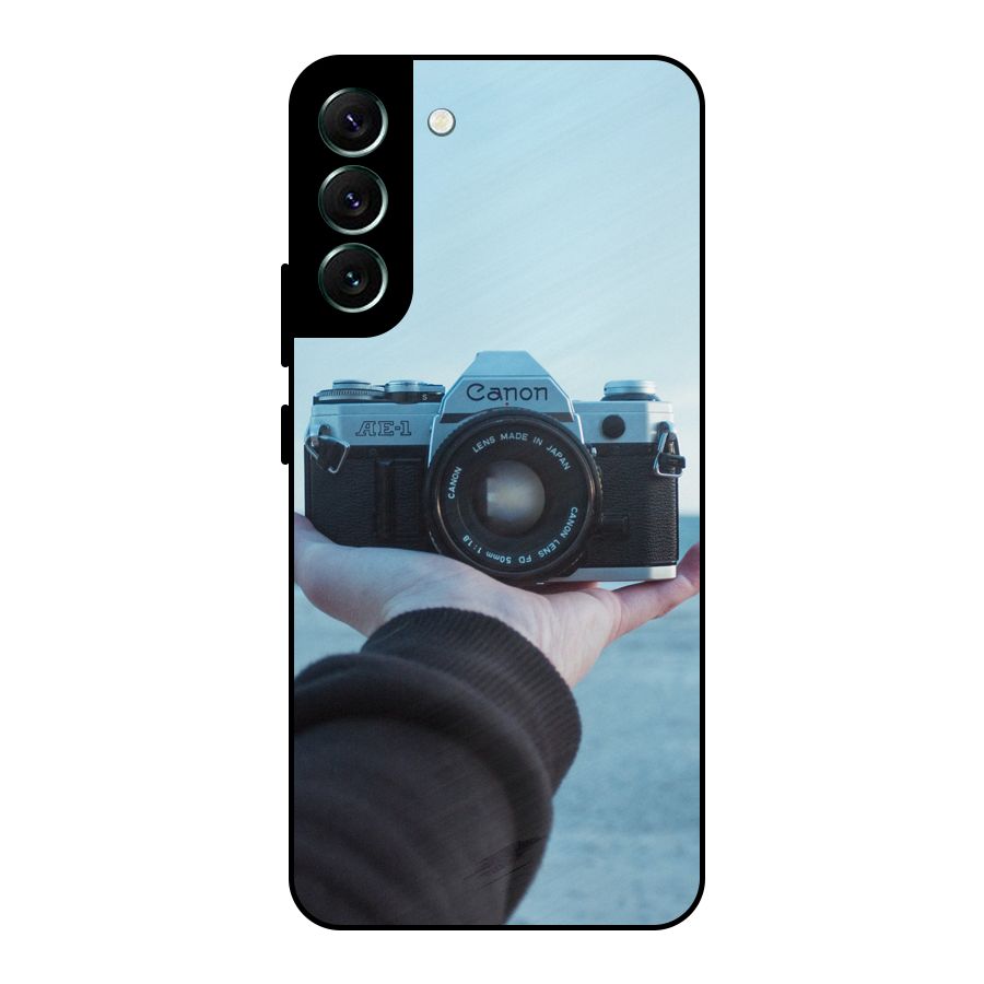 Camera in Hand Metal Back Case for Galaxy S22 Plus 5G