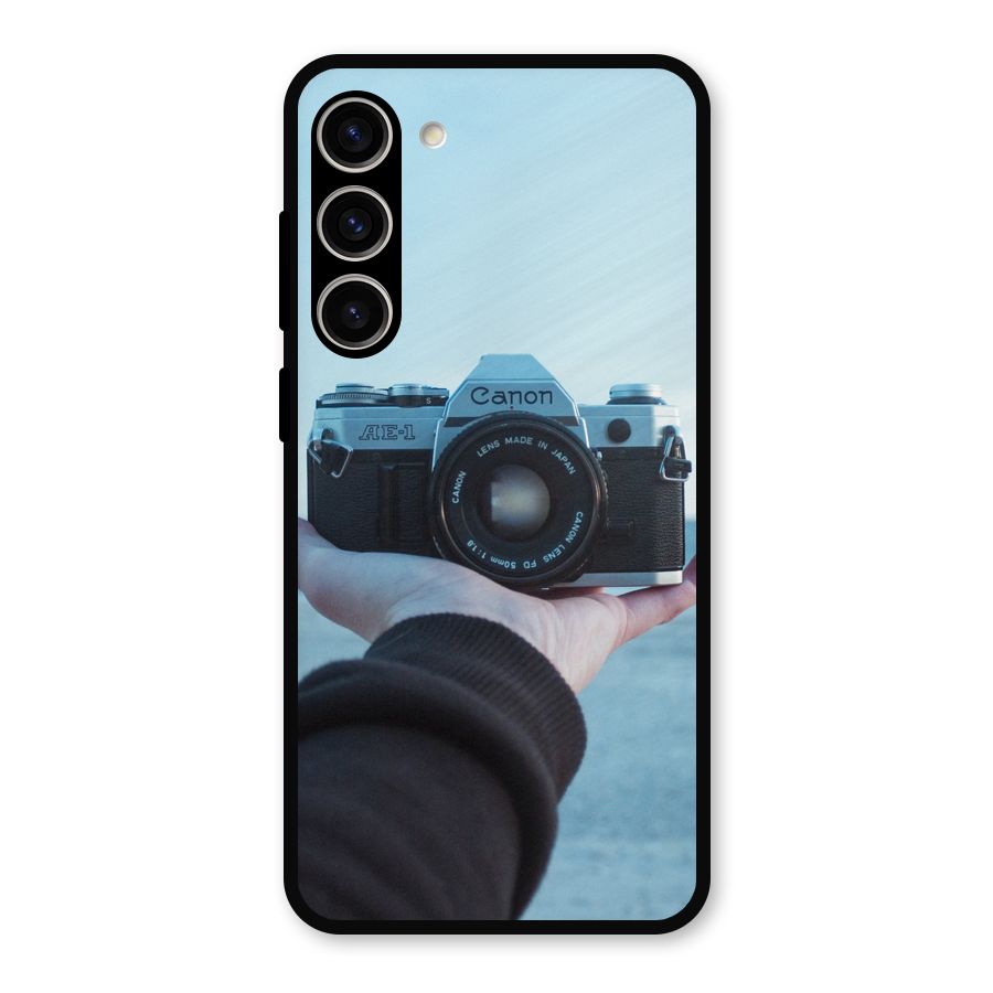 Camera in Hand Metal Back Case for Galaxy S23 Plus