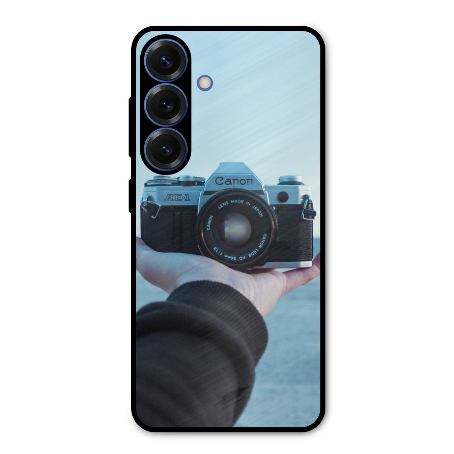 Camera in Hand Metal Back Case for Galaxy S25