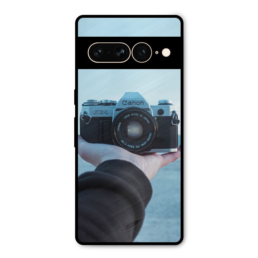 Camera in Hand Metal Back Case for Google Pixel 7 Pro