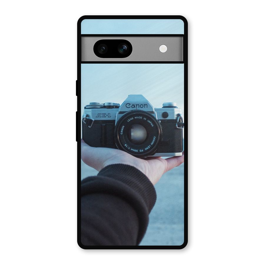 Camera in Hand Metal Back Case for Google Pixel 7a