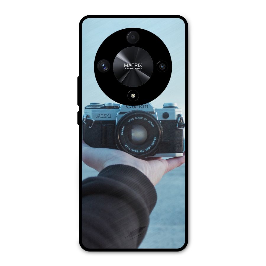 Camera in Hand Metal Back Case for Honor X9b