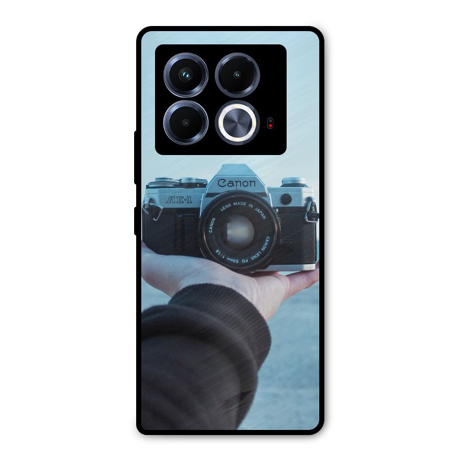 Camera in Hand Metal Back Case for Infinix Note 40 5G