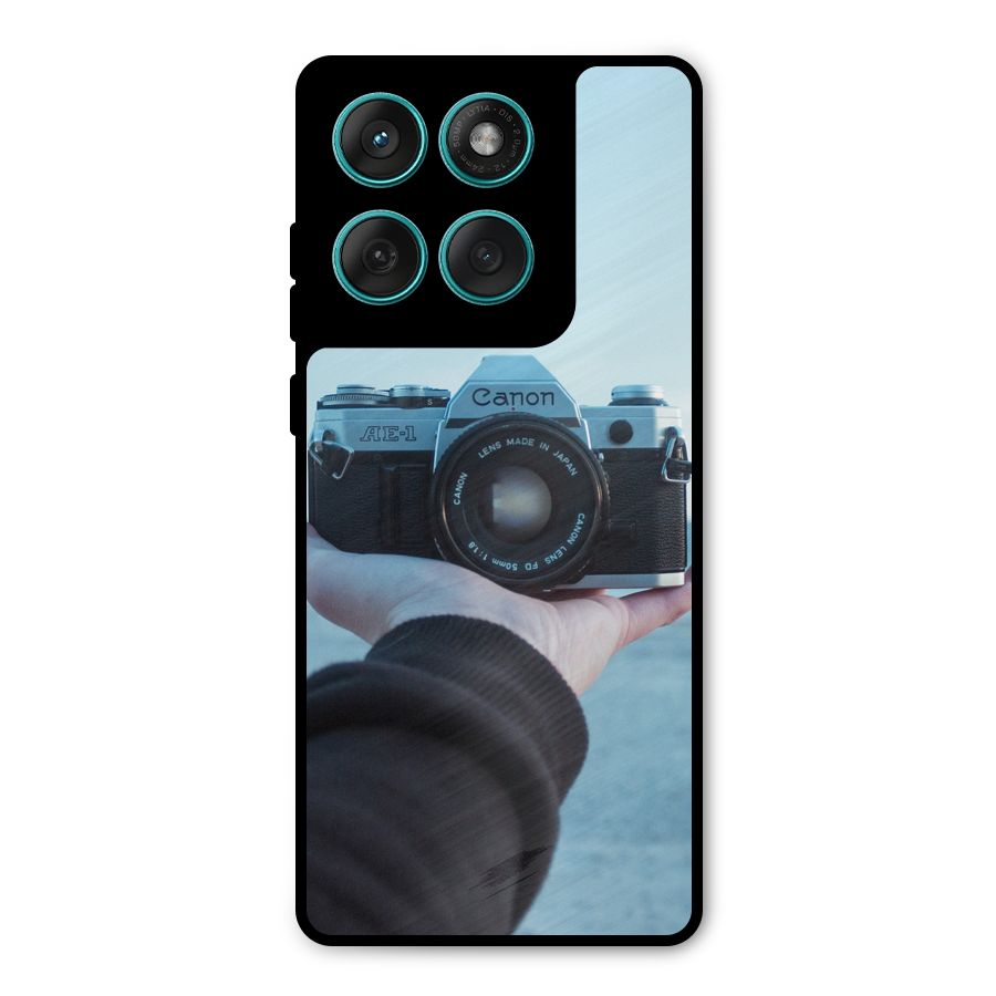 Camera in Hand Metal Back Case for Motorola Edge 60 Fusion