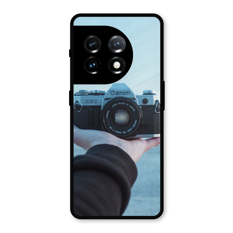 Camera in Hand Metal Back Case for OnePlus 11
