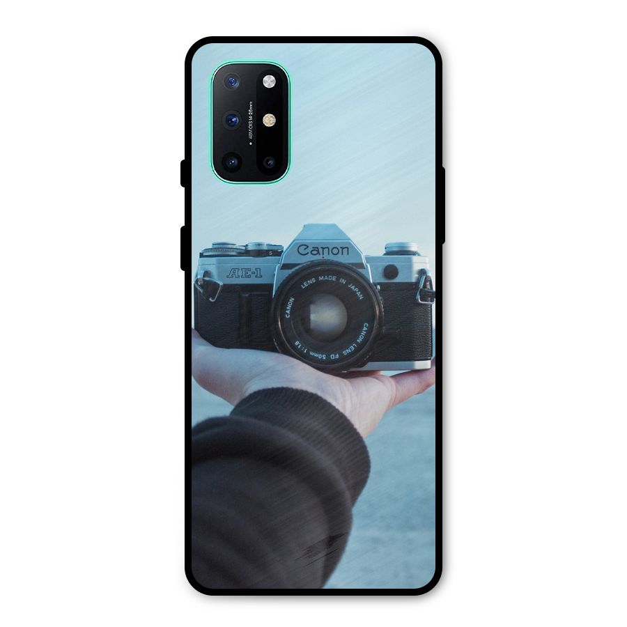 Camera in Hand Metal Back Case for OnePlus 8T
