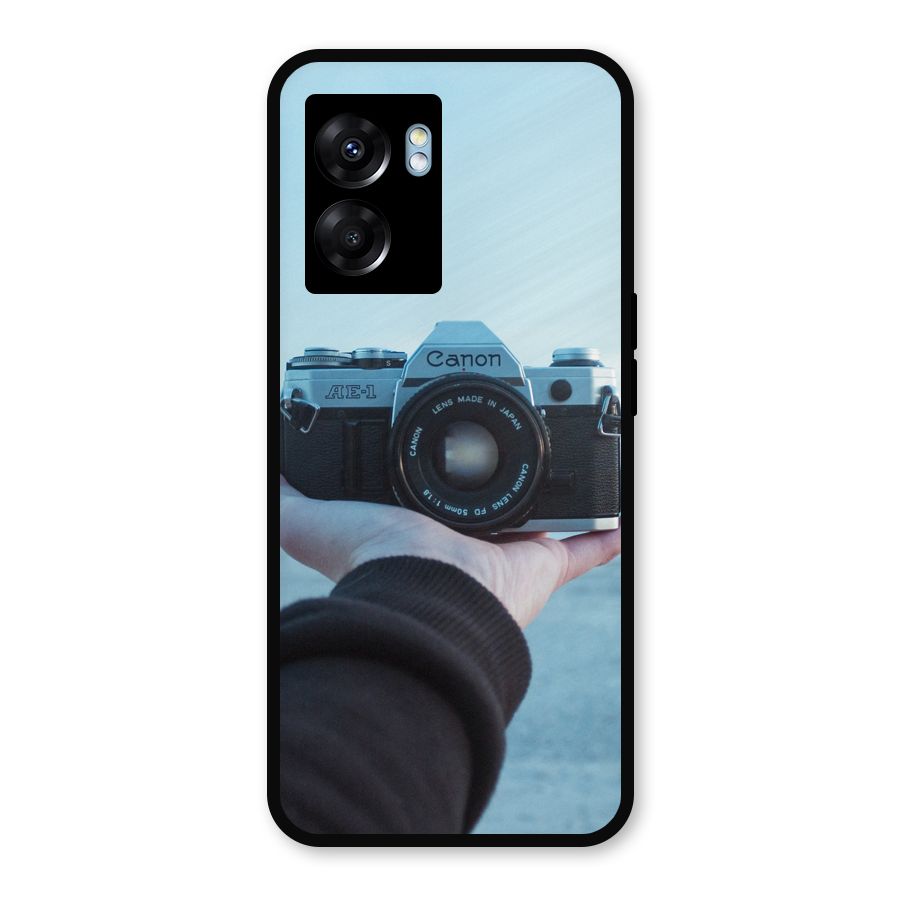 Camera in Hand Metal Back Case for Oppo K10 (5G)