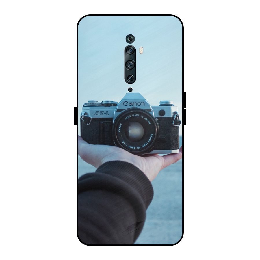 Camera in Hand Metal Back Case for Oppo Reno2 Z