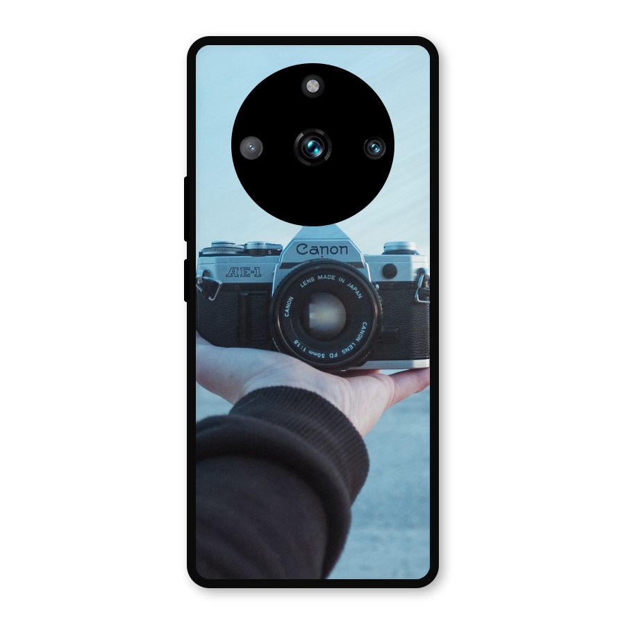 Camera in Hand Metal Back Case for Realme 11 Pro