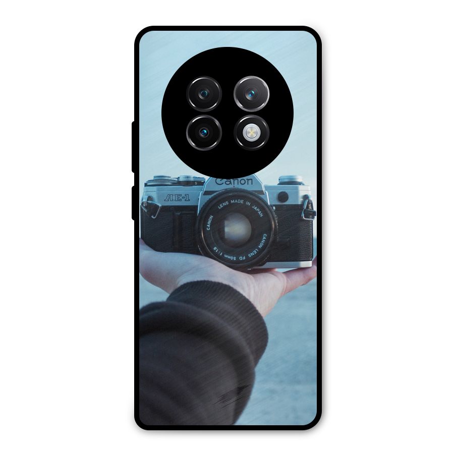 Camera in Hand Metal Back Case for Realme 13 Plus