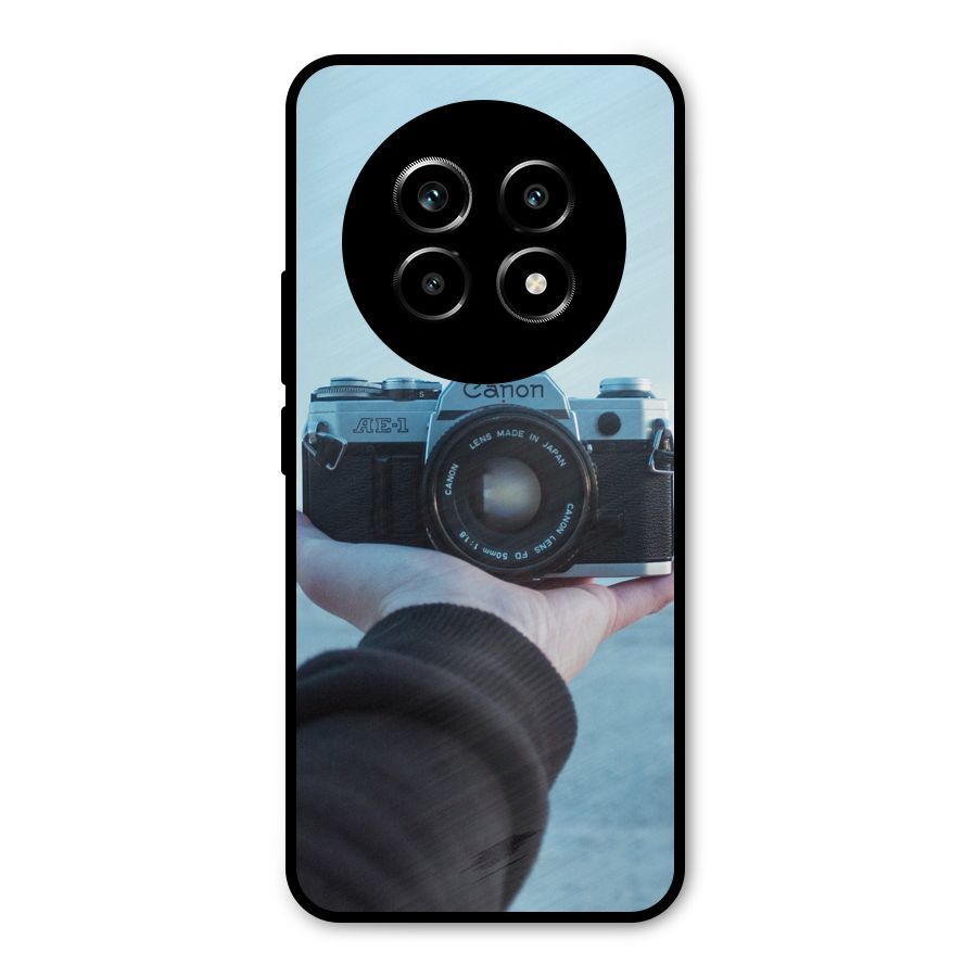 Camera in Hand Metal Back Case for Realme 13 Pro
