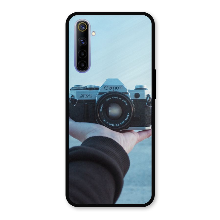 Camera in Hand Metal Back Case for Realme 6