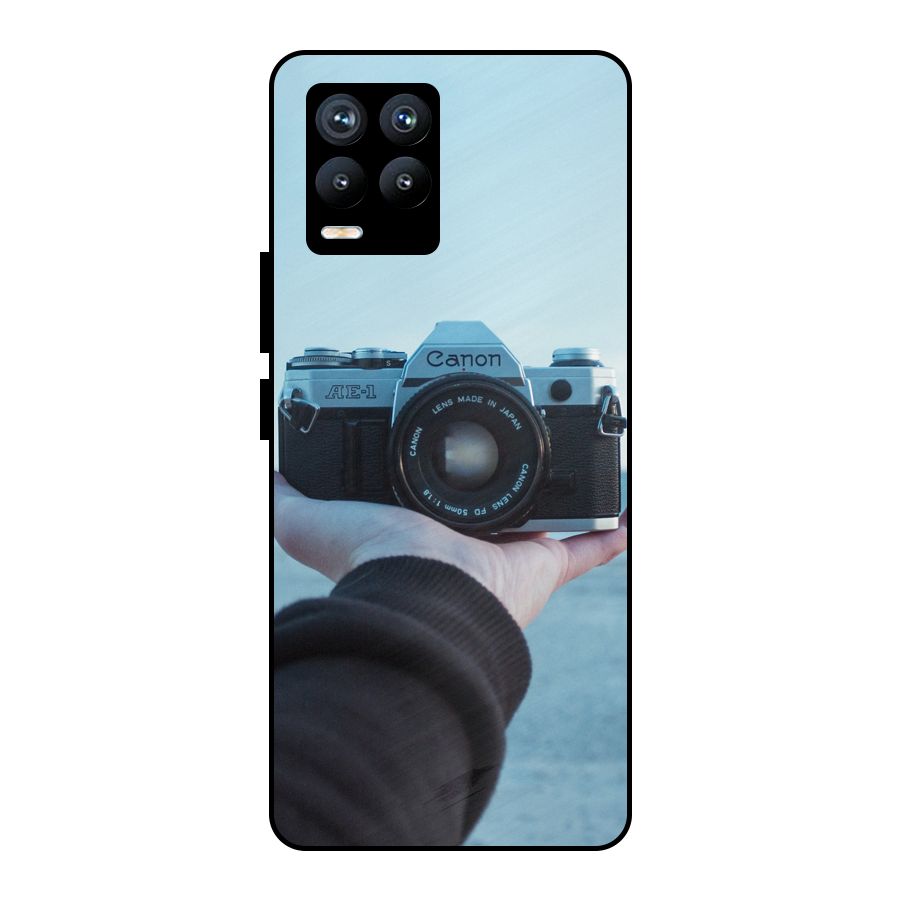 Camera in Hand Metal Back Case for Realme 8
