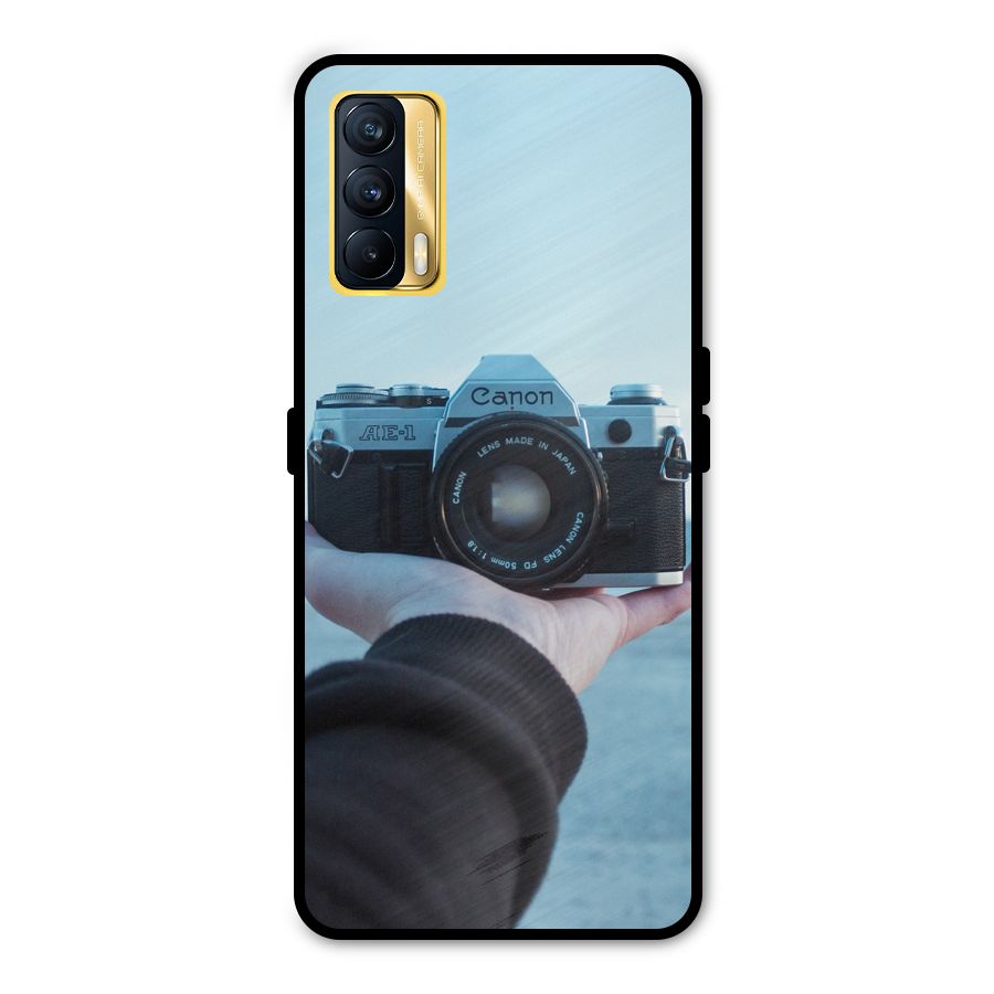 Camera in Hand Metal Back Case for Realme X7