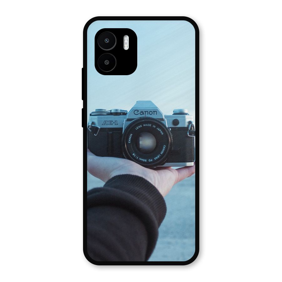 Camera in Hand Metal Back Case for Redmi A2