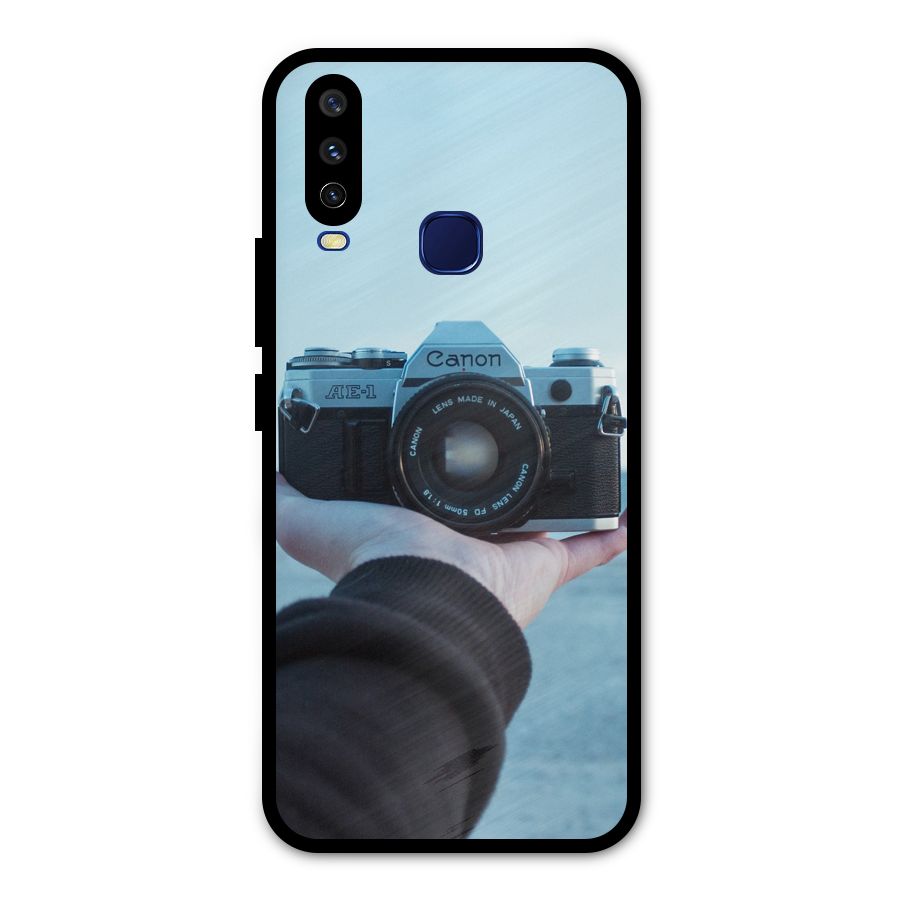 Camera in Hand Metal Back Case for Vivo Y15