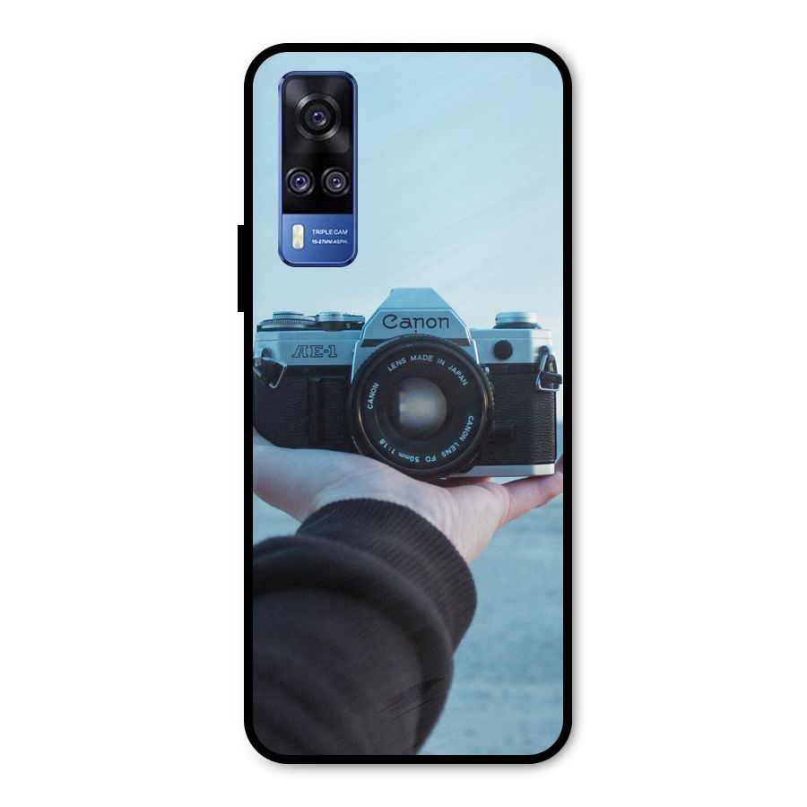 Camera in Hand Metal Back Case for Vivo Y51A