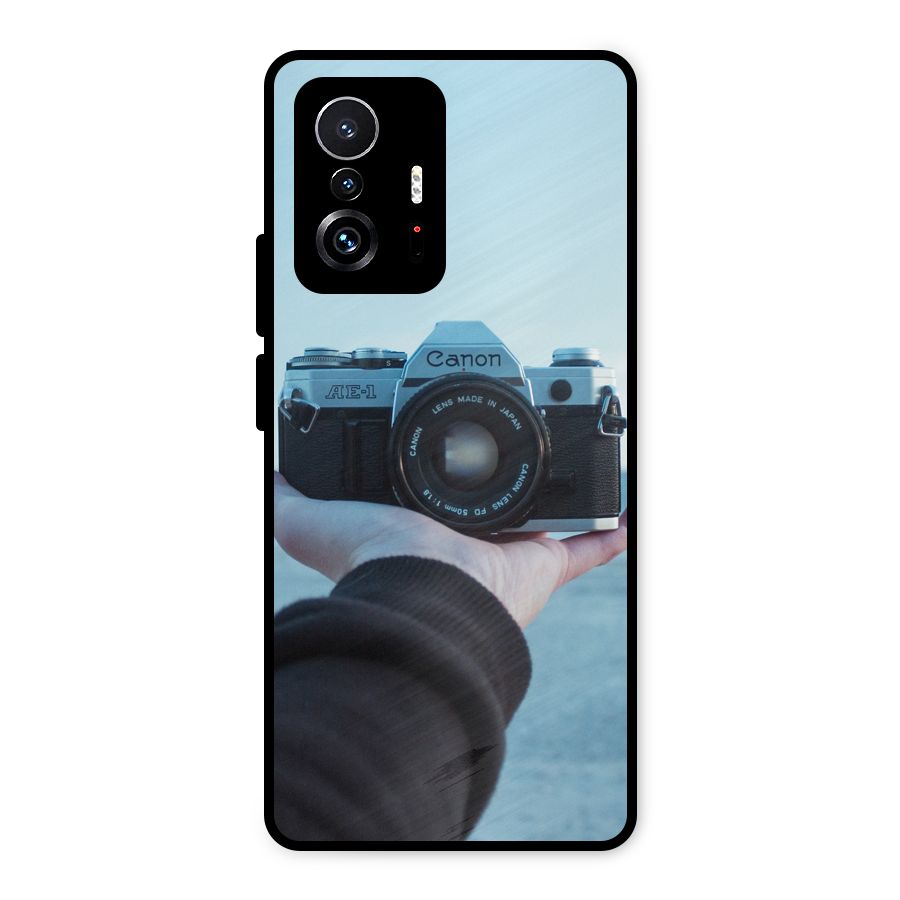 Camera in Hand Metal Back Case for Xiaomi 11T Pro