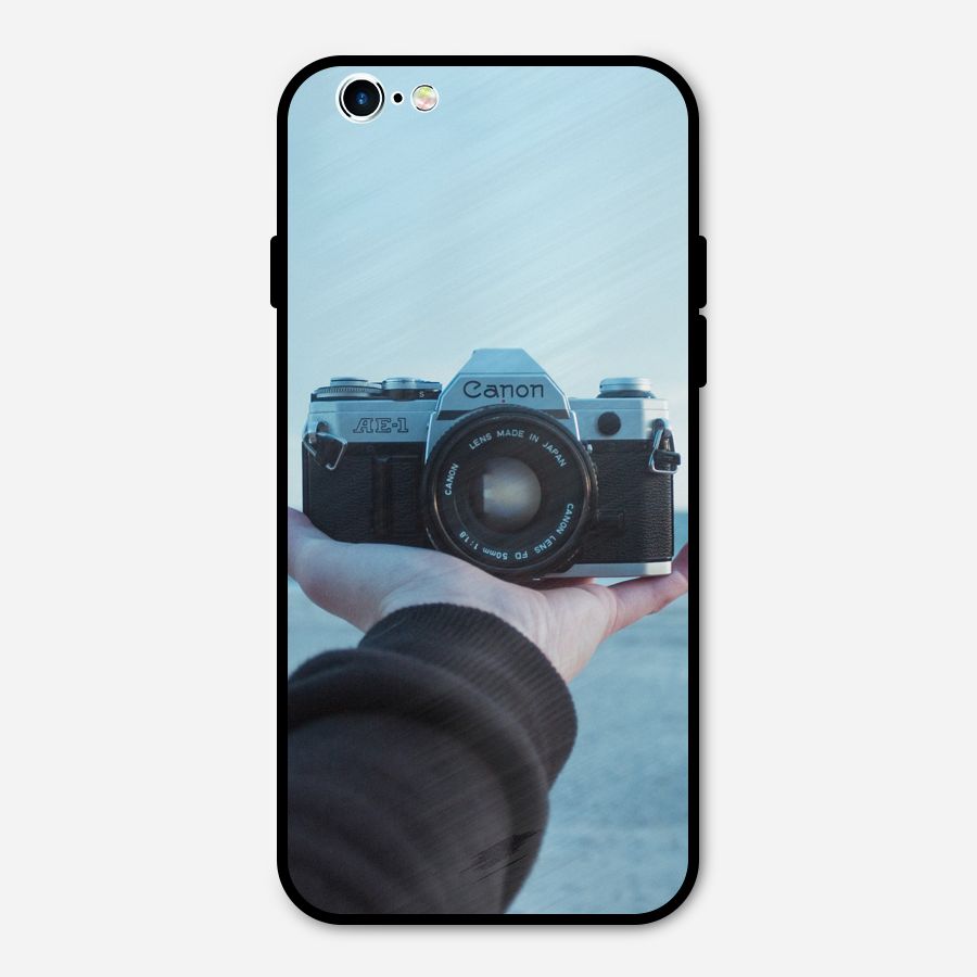 Camera in Hand Metal Back Case for iPhone 6 6s