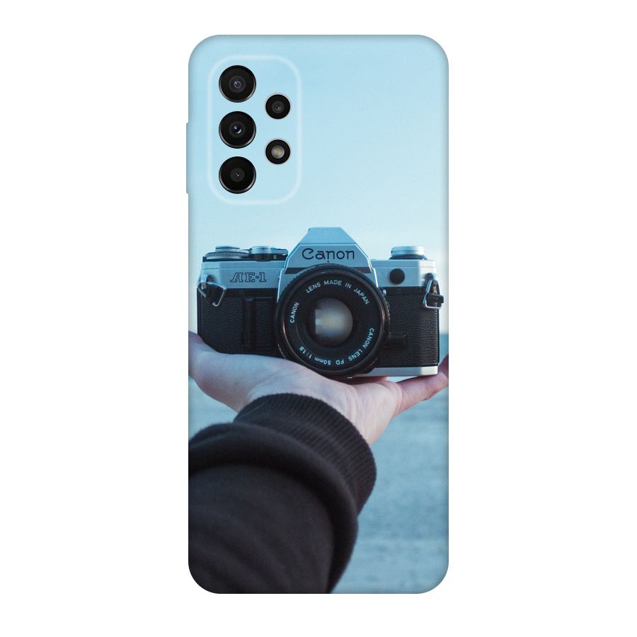 Camera in Hand Original Polycarbonate Back Case for Galaxy A23