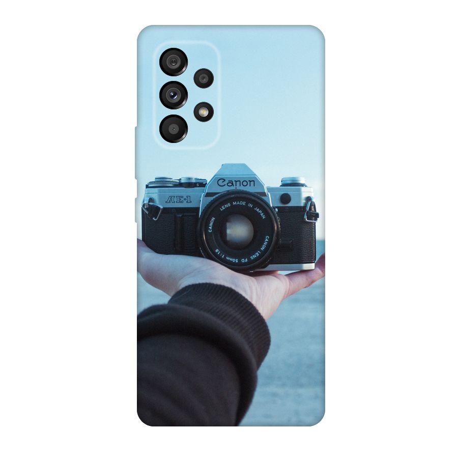 Camera in Hand Original Polycarbonate Back Case for Galaxy A53 5G