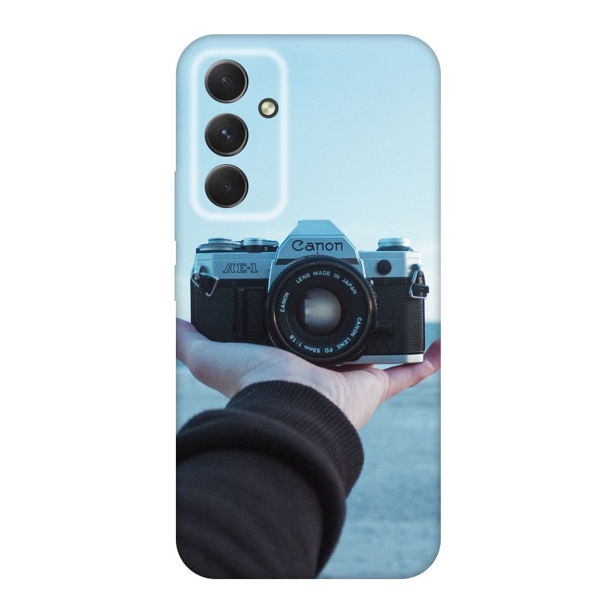 Camera in Hand Original Polycarbonate Back Case for Galaxy A54
