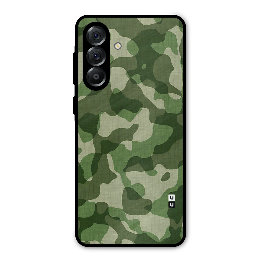 Camouflage Pattern Art Metal Back Case for Galaxy A36
