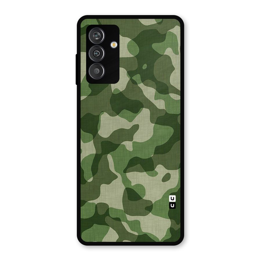Camouflage Pattern Art Metal Back Case for Galaxy F13